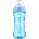 Дитяча пляшечка Nuvita 6052 Mimic Cool антиколікова 4+ 330 мл блакитна NV6052SKY