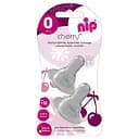 Соска круглая Nip Вишенка Universal, силиконовая, 0+, средний поток, размер M, 2 шт. (93004)