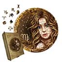 Пазл деревянный Знак Зодиака Дева, А3, Деревянная коробка 200 элементов