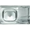 Кухонная мойка Platinum 8050 L из нержавеющей стали (0.4/120 мм)