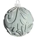 Набір ялинкових іграшок Dashuri Вінтаж 2 штуки по 8 см зі срібною поталлю, атлантик 80130399