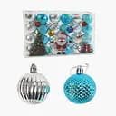 Новорічні прикраси 24 штуки C67347