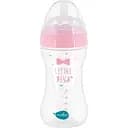 Дитяча пляшечка Nuvita 6031 Mimic Collection антиколікова 3+ 250 мл рожева NV6031ROSA