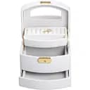 Кейс-скринька Yiwu для прикрас із замком 15.5х11.5х11.5 см білий HP-5-23W