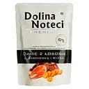 Вологий корм для собак Dolina Noteci Premium Danie, лосось з морквою та рисом, 300 гр