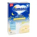 Каша молочная Humana Milk Cereal Good Night 5-Cereal with Banana Сладкие сны 5 злаков с бананом для детей от 6 месяцев 200 г 