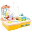 Детская кухня Limo Toy WD-R26 с функцией воды и набором из 20 предметов, желтая