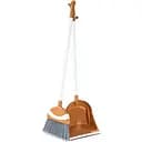 Метла с совком Irak Plastik Penguen кремовая (00-00004854)