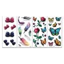 Набор временных тату 3D №1 3d-set-01, 19 х 9 см 4 шт