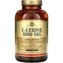 L-лізин Solgar L-Lysine 1000 мг 250 таблеток