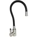 Смеситель кухонный Platinum Germece CS 519-2 гибкий однорычажный из нержавеющей стали черный (SP000018582)