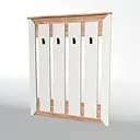 Вешалка настенная Эверест Нордик-900 90х6х110 см Белый/Дуб золотой крафт (EVR-5517)