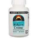 Аминокислота Source Naturals N-Аcetyl Cysteine 600 mg, 30 таблеток