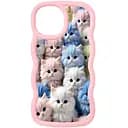 Чохол Epik TPU Cloudy Pictures для Apple iPhone 15, 6.1 Kittens