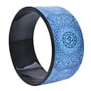 Колесо для йоги MS 1842-BL для растяжения и баланса голубой 31×12.5 см