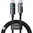 Кабель Mcdodo Horizontal LED Display 100W USB-C to USB-C Data Cable 1.2 м CA-5610 Черный