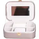 Скринька-органайзер для прикрас Yiwu з накидним замком 20x14x7 см срібна HP-5-32GOLD