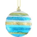 Шар Yes! Fun с украшением из глиттера 8 см разноцветный. (972814)