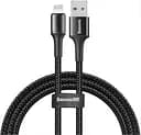 Кабель Baseus halo data cable USB - IPhone (Lightning) 1 метр чорний CALGH-B01