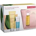 Подарочный набор Clarins Cleansing Gift Set: пенка для нормальной и сухой кожи, 125 мл + крем-скраб для лица, 50 мл + лосьон-тоник для лица, 50 мл + косметичка
