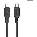 Кабель Hoco X90 Cool 60W silicone charging data cable for Type-C to Type-C Чорний