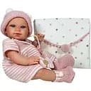 Лялька Nines d'Onil Reborn у рожевому одязі дівчинка 37 см (245)