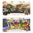 Детские мягкие пазлы P44-03-01-06 на 44 детали Динозавры-2