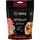 М'які ласощі для собак Savory з антипаразитарним ефектом тунець та дикий часник 200 г (31324)