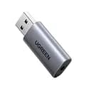 Зовнішня звукова карта Ugreen CM383 Audio Adapter USB 2.0 to 3.5mm