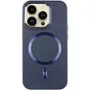 Шкіряний чохол Epik SnapCase with MagSafe для Apple iPhone 16 Pro 6.3 Dark Blue