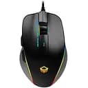 Компьютерная мышь Mееtion GM23_2023 игровая оптическая проводная 12800 DPI 7 кнопок RGB подсветка черная