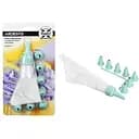 Мішок кондитерський Ardesto Tasty baking, з насадками, блакитний тифані (AR2307TP)