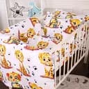 Комплект постільної білизни MirSon Бязь Kids Time 20-0034 King Tiger 110x140 см (2200009639081)