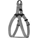 Шлея для собак Barksi Active світловідбивна (обхват грудей 24-30 см ширина 1 см) сіра