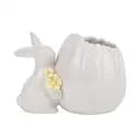 Ємність для зберігання Elisey Великодня гармонія біла 9 см (5009-018) 1 шт  