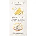 Крекеры The Fine Cheese Co с лимоном, морской солью и оливковым маслом 125 г