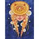 Алмазная мозаика Лев ©lesya_nedzelska_art AMO7566 Идейка 30х40 см