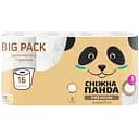 Тришаровий туалетний папір Сніжна панда Premium Aroma Plus 16 рулонів