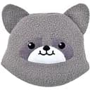 Подушка-грелка Papaella Енот с семенами льна 19х16 см серый (8-33270 серый)