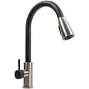 Змішувач кухонний Platinum KT 8203 (8614) одноважільний з висувним виливом карбон комбі (SP000041286)