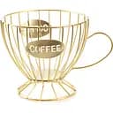 Ваза Viva Lacy Cup Gold для фруктов 19.5x14x10.5 см (B090061)