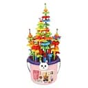 Детский конструктор MC 308 Цветущая поляна – 156 деталей с наклейками в ведре