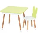 Столик зі стільцем Bambi "Метелик" 05-025Y-BOX з ящиком жовто-білий