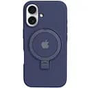 Чохол Epik Silicone Case Full Protective with Ring для Apple iPhone 16, 6.1 Dark Blue