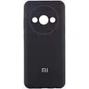 Чехол Lakshmi Silicone Cover Full Camera AA with logo для Xiaomi Redmi A3 Черный/Black