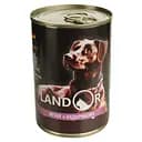 Вологий корм для собак Landor ягня з індичкою 400 г