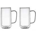 Набор чашек Ardesto с ручками и двойными стенками, боросиликатное стекло, 400 мл, 2 шт. (AR2640WH)