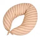Подушка для вагітних та годування MirSon №5020 Color Line Stripe Creamy 30х170 см кремова (2200010969801)