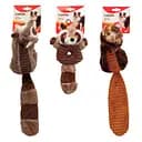 Игрушка для собак Camon белка, бобер и енот плюшевые с пищалкой и шуршанием в ассортименте 28/48 см (AH433)