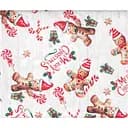Скатерть Ardesto Christmas Gingerbread 120 x 140 см красная (ART07HG)
